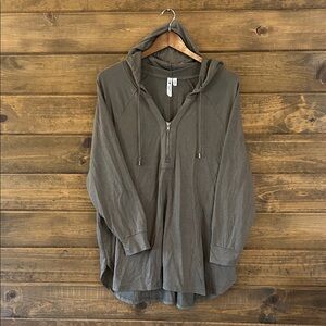 Echo Olive Green Knit Top